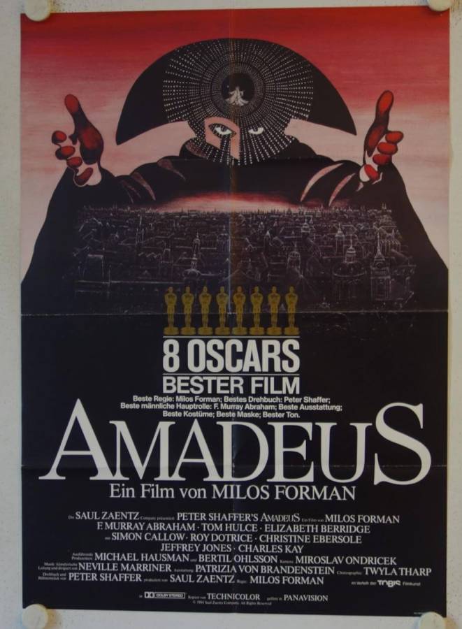 Amadeus originales deutsches Filmplakat
